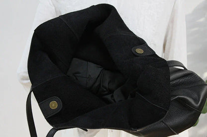 Premium leather handbag with multiple pockets and compartments for exceptional organization and style