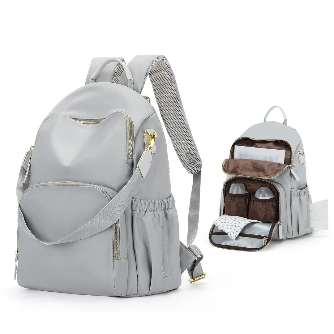 Premium Diaper Bag Backpack with Spacious Main Compartment, Insulated Bottle Pockets, and Comfortable Straps
