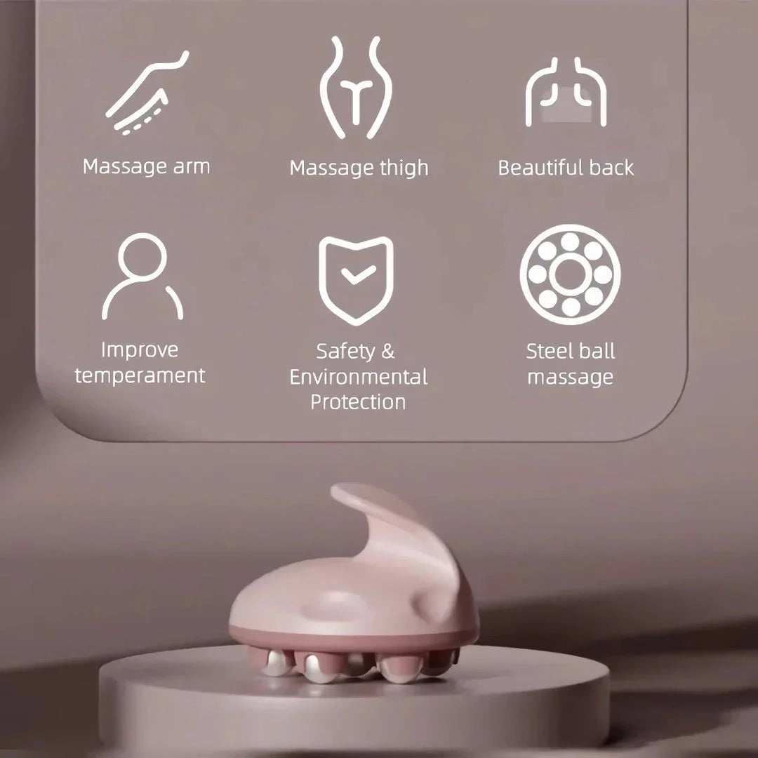 Full-Body Relaxation Massage Roller in Blue Color for Slimming, Muscle Relief, and Relaxation