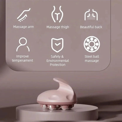 Full-Body Relaxation Massage Roller in Blue Color for Slimming, Muscle Relief, and Relaxation