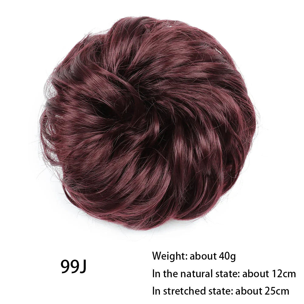 Messy Chignon Donut Hair Bun Pad - Effortless Elegance Hair Accessory for Stylish Buns