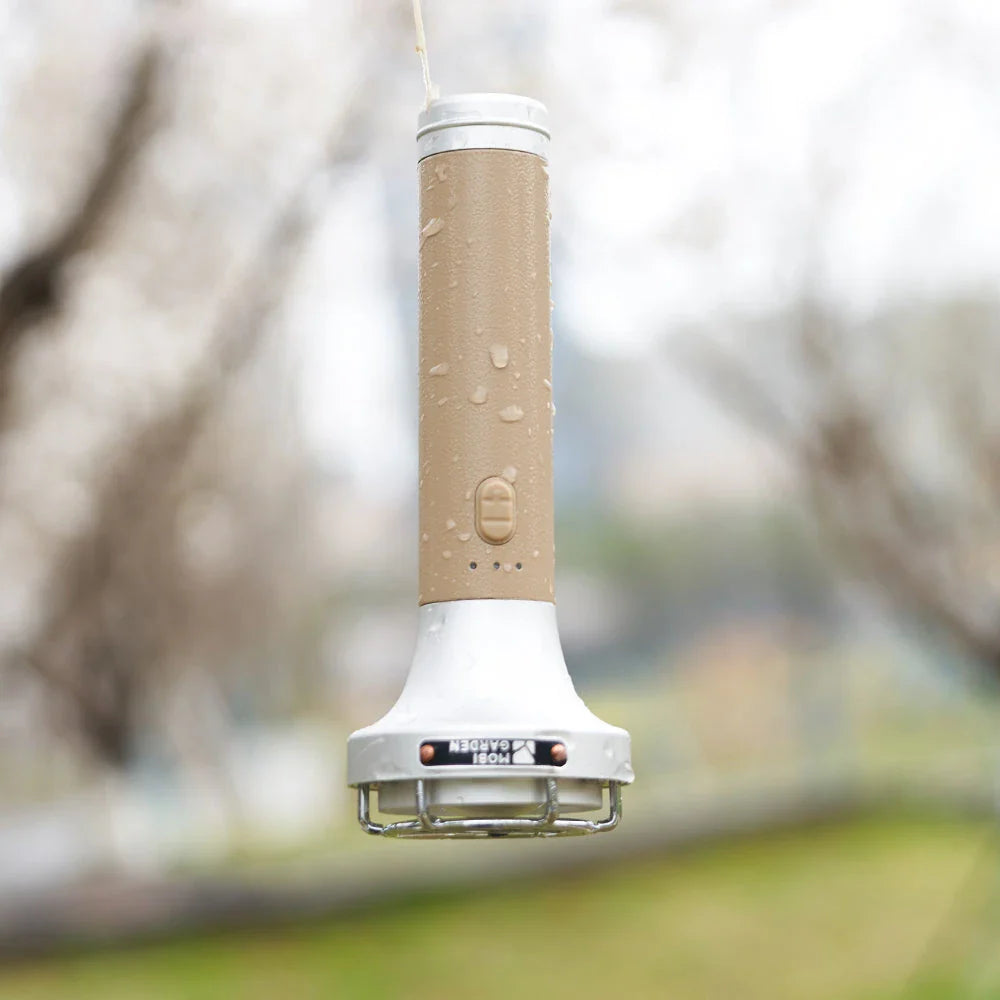 Bright and Waterproof Rechargeable Camping Flashlight with powerful LED, waterproof design, and rechargeable battery