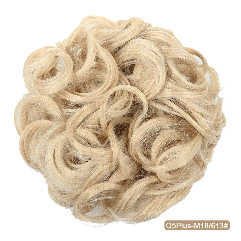 Messy Chignon Donut Hair Bun Pad - Effortless Elegance Hair Accessory for Stylish Buns