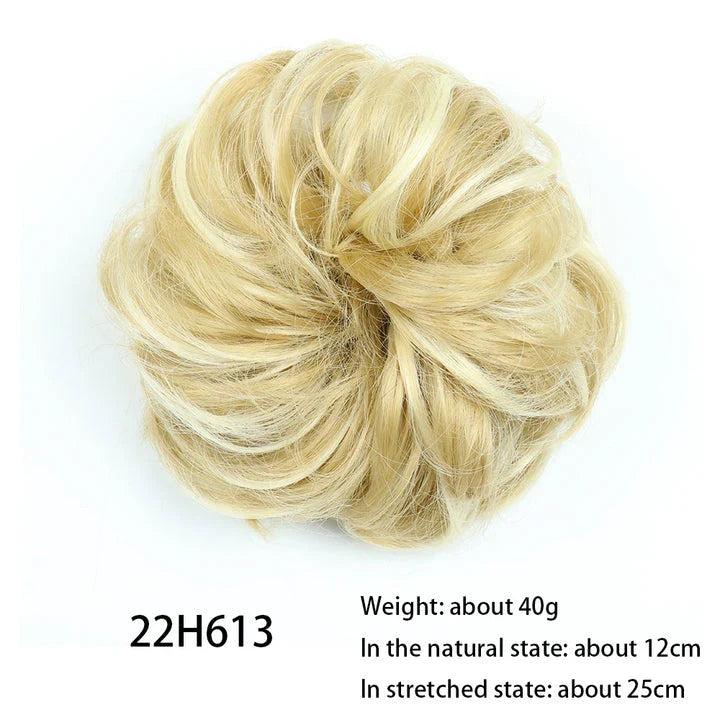 Messy Chignon Donut Hair Bun Pad - Effortless Elegance Hair Accessory for Stylish Buns