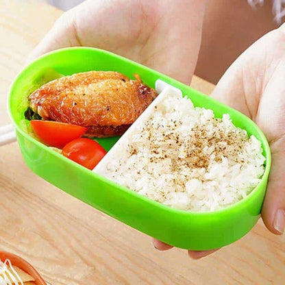 Stylish and eco-friendly cartoon-inspired portable lunch box with BPA-free plastic construction