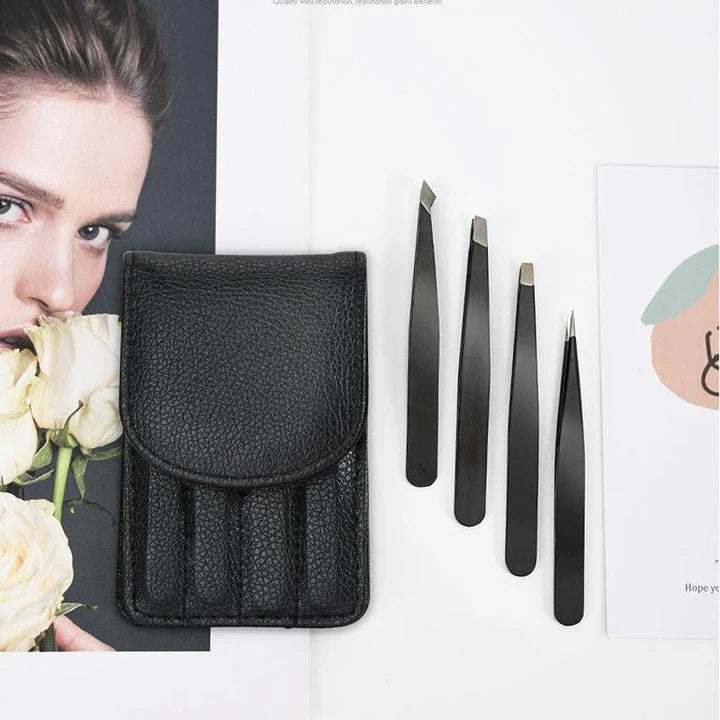 Hhomeenjoy US Professional Eyebrow Tweezers Set - The Ultimate Grooming Tool for Flawless Brows and Lashes