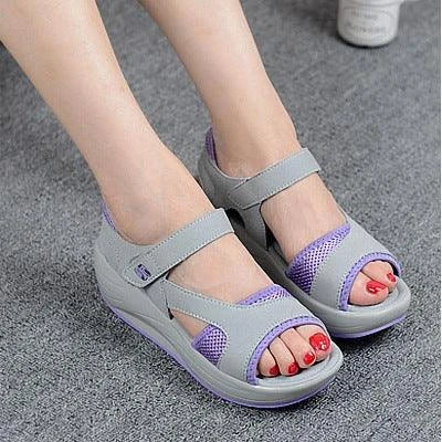 Comfortable and breathable fish mouth sandals with mesh upper and PU soles for summer style and comfort
