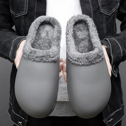 Cotton-padded Baotou slippers in various colors and sizes, providing comfort and style for casual everyday wear.