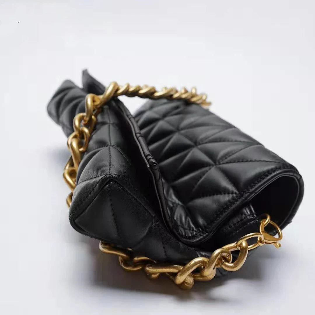 2020 Stylish Quilted Shoulder Wallet Bags for Women - Sophisticated Accessory with Sleek Design and Premium Materials