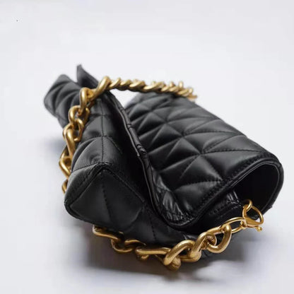 2020 Stylish Quilted Shoulder Wallet Bags for Women - Sophisticated Accessory with Sleek Design and Premium Materials