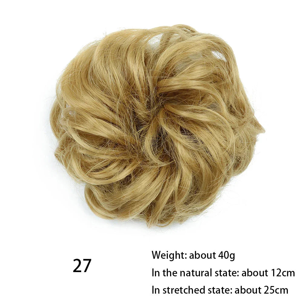 Messy Chignon Donut Hair Bun Pad - Effortless Elegance Hair Accessory for Stylish Buns