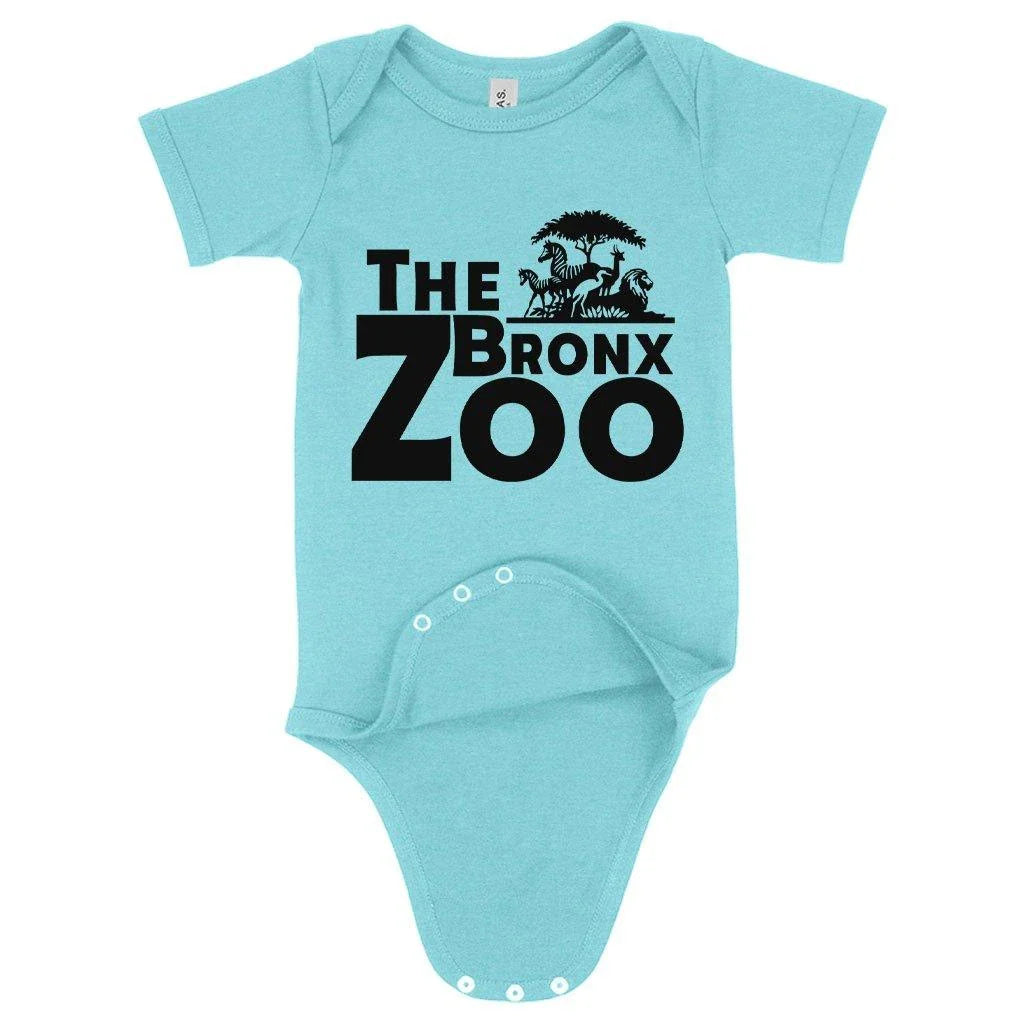 Bronx Zoo Baby Onesie - Soft, Flexible, and Comfortable Baby Clothing with Envelope Neckline and Three-Snap Leg Closure