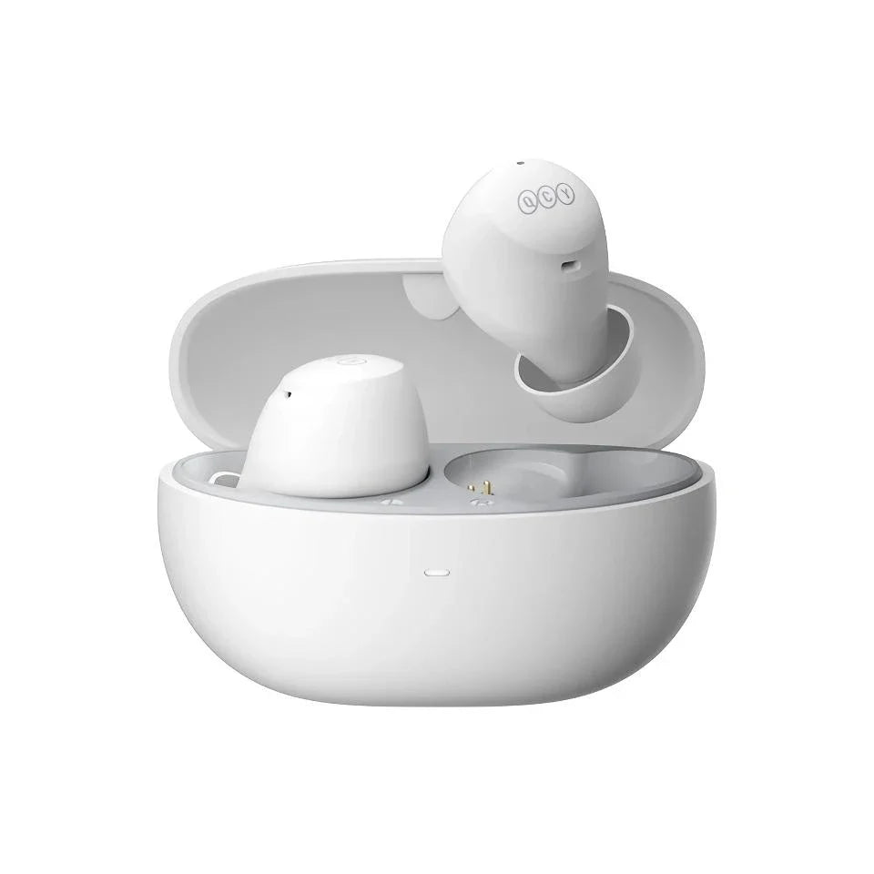 Sleek and comfortable HT07 hybrid noise-cancelling wireless earbuds with advanced features for an immersive audio experience