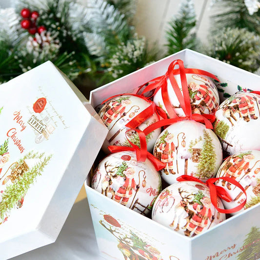 Premium Christmas gift box with a festive tree-shaped decoration, available in a variety of vibrant color options