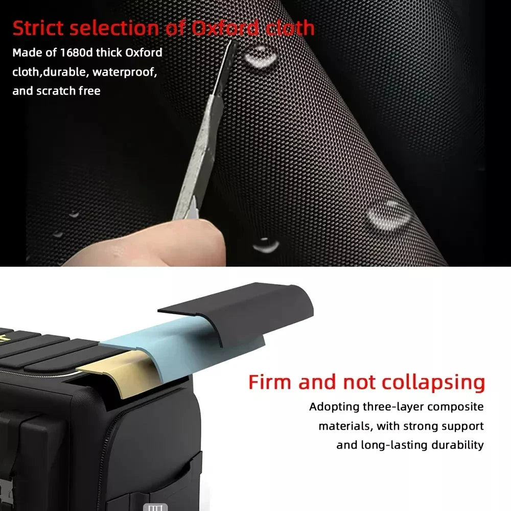 Premium Large Capacity Folding Car Trunk Organizer - Durable, Customizable, and Convenient Storage Solution for Your Vehicle