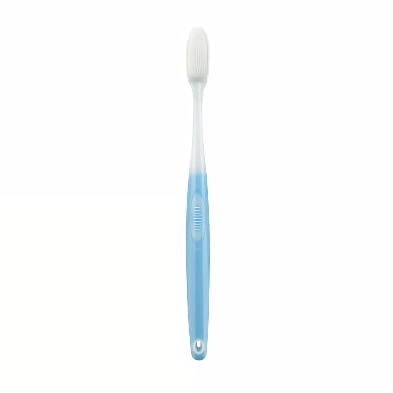 Luxuriously Soft Nano Silicone Toothbrush in vibrant colors for sensitive oral care