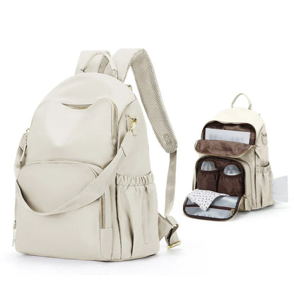 Premium Diaper Bag Backpack with Spacious Main Compartment, Insulated Bottle Pockets, and Comfortable Straps