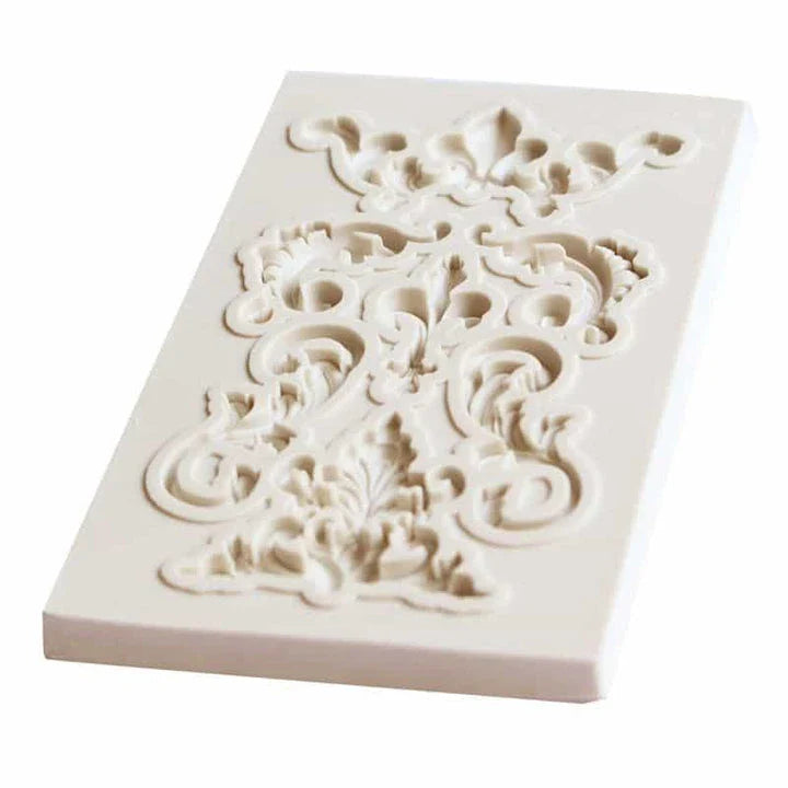 Elegant silicone mold for creating beautiful cake border decorations