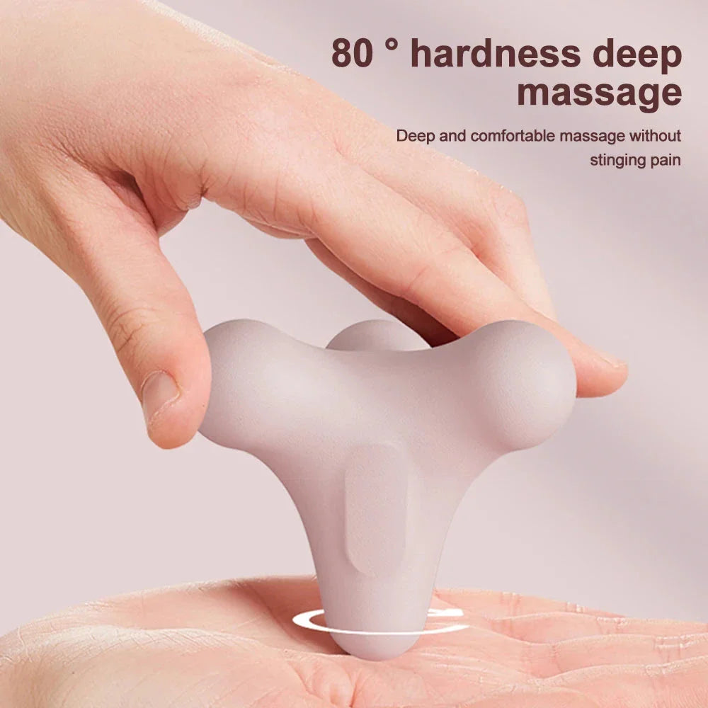 Deep Tissue Massage Ball with Unique Quadrangular Design for Targeted Muscle Relief