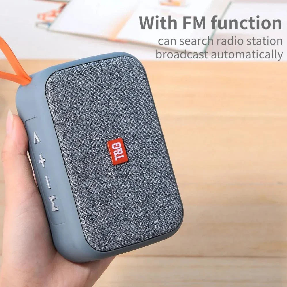 Portable wireless Bluetooth 5.0 soundbar speaker with waterproof design and built-in TF card slot, perfect for on-the-go entertainment