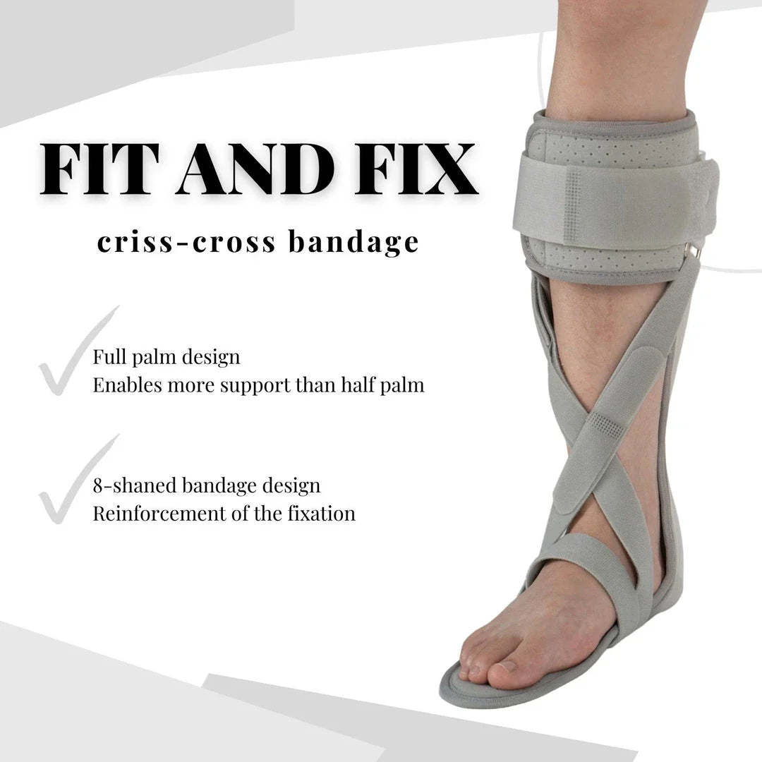 Medical ankle foot orthosis (AFO) brace for improving walking and mobility in individuals with foot drop conditions