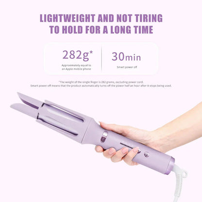 32MM Automatic Rotating Hair Curler with ceramic barrel and adjustable heat settings for creating salon-quality curls at home