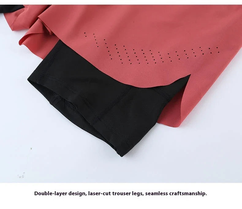 Premium quick-drying, breathable running shorts in various colors for men and women