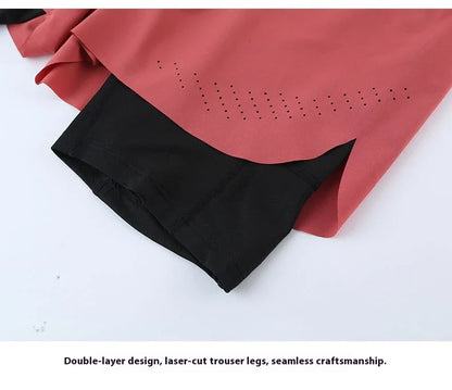 Premium quick-drying, breathable running shorts in various colors for men and women