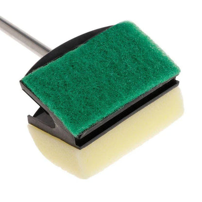 Cleaning Brush with Double Face Sponge made of stainless steel and sponge, perfect for versatile household cleaning tasks