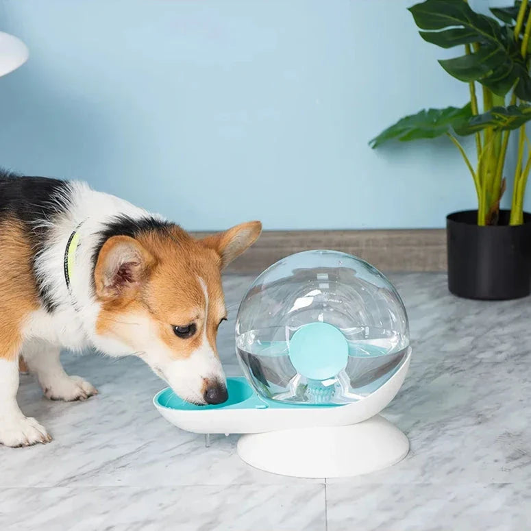 Hhomeenjoy Automatic 2.8L Snail-Shaped Pet Water Fountain for Cats and Dogs