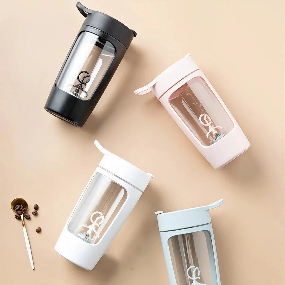 Automatic USB Rechargeable Self-Stirring Mug for Effortless Beverage Mixing on the Go