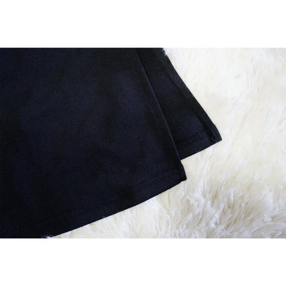 Stylish and flattering waist-accentuating split dress in solid colors, made from premium polyester fabric for comfort and versatility.