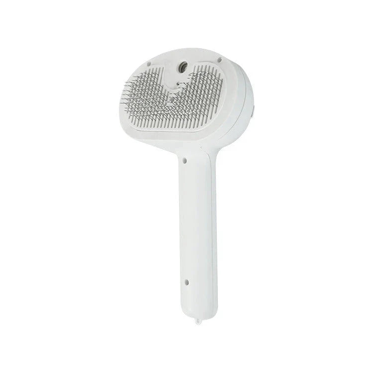 Rechargeable Pet Hair Removal Comb with Spray Cleaner - Effortlessly remove stubborn pet hair and keep your furry friend's coat fresh and healthy.