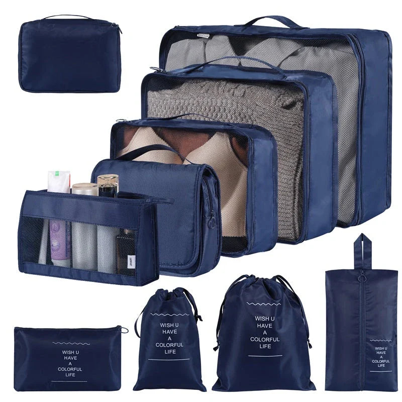 Stylish and practical home storage bags in various solid colors, designed to neatly organize your closets, shelves, and living spaces.
