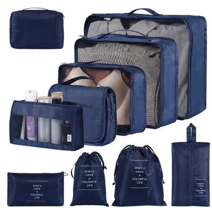 Stylish and practical home storage bags in various solid colors, designed to neatly organize your closets, shelves, and living spaces.