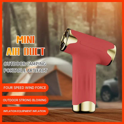 Cordless Travel Hair Dryer with 4 Customizable Airflow Settings, Rechargeable Battery, and Compact Design