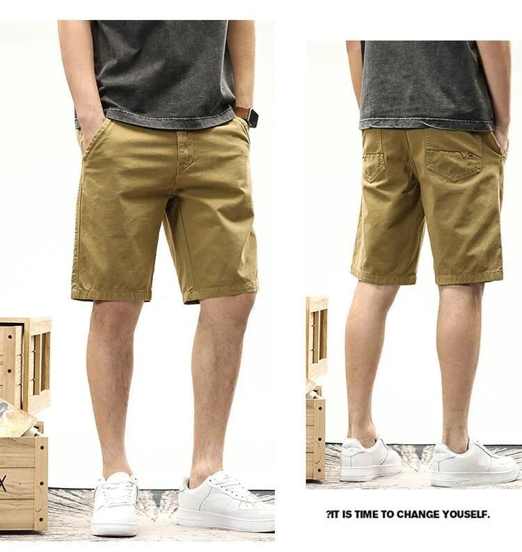 Stylish and versatile casual pants for men, featuring a medium-elastic fabric blend and a range of classic colors for everyday comfort and style.