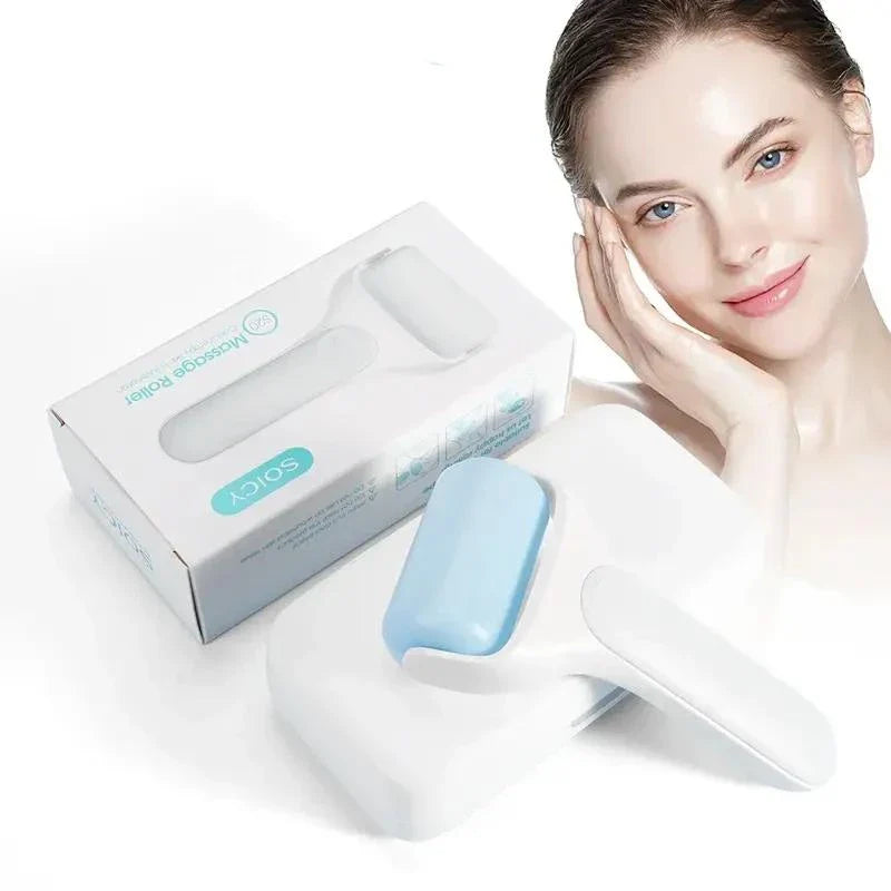 Beauty Revitalizing Ice Roller for cooling facial massage, skin rejuvenation, and pore minimizing