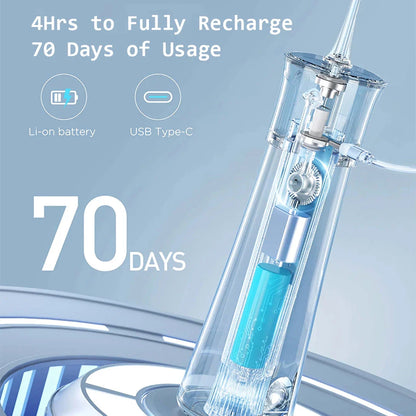 Trendha Powerful 5-Mode Water Flosser with USB-C Charging and 300ml Water Tank