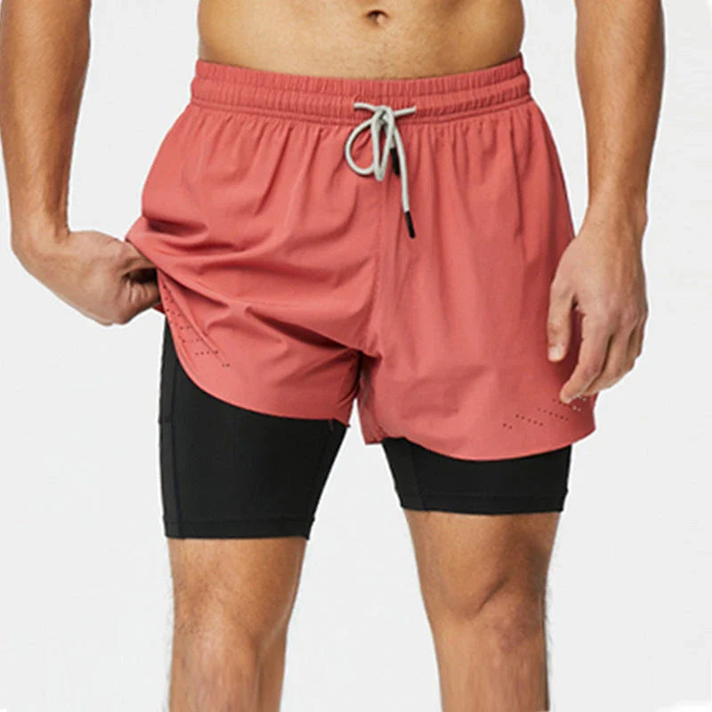 Premium quick-drying, breathable running shorts in various colors for men and women