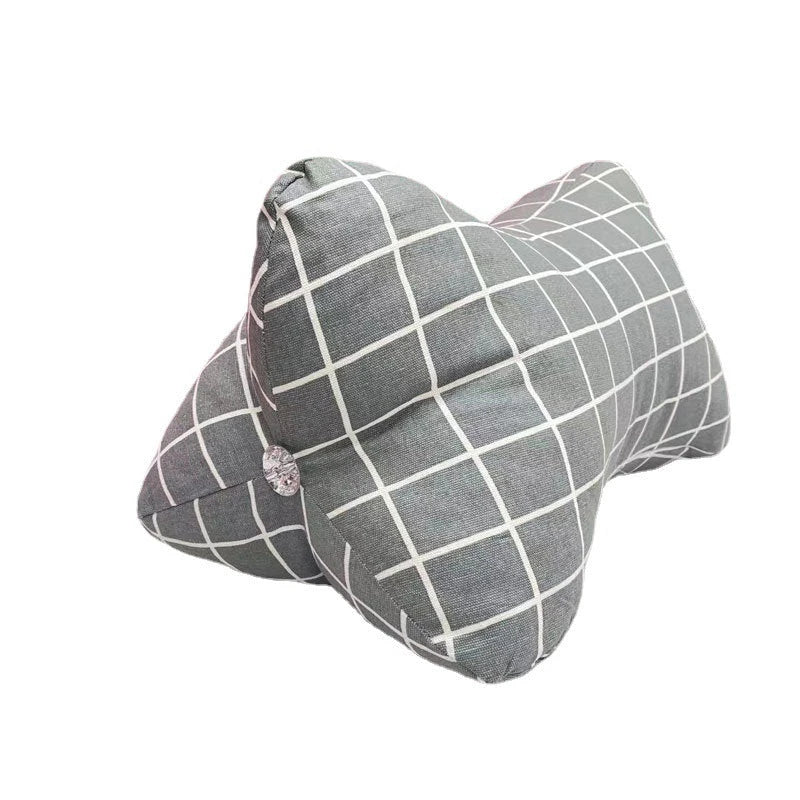 Multifunctional sofa cushion with vibrant cartoon-inspired designs, including flowers, plants, and cloud patterns, adding a playful touch to any living space.