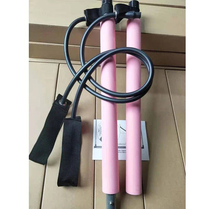 Hhomeenjoy US Premium Multipurpose Fitness Bar for Chest, Arms, and Yoga