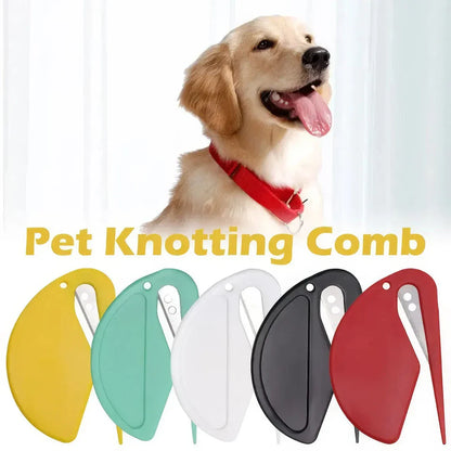 Professional Pet Detangling Comb with Ergonomic Design for Effortless Grooming