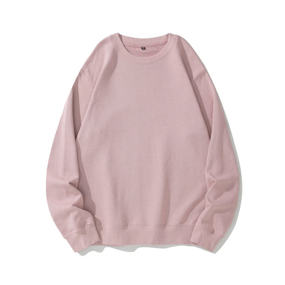 Heavyweight knit pullover sweater in various solid colors, perfect for couples to wear together