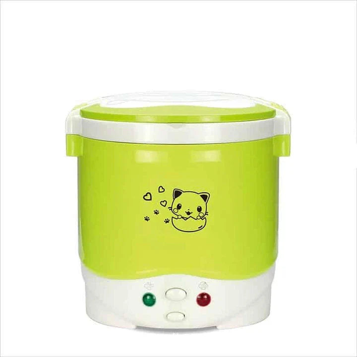 Versatile electric mini cooker with various color options for convenient home cooking and meal preparation