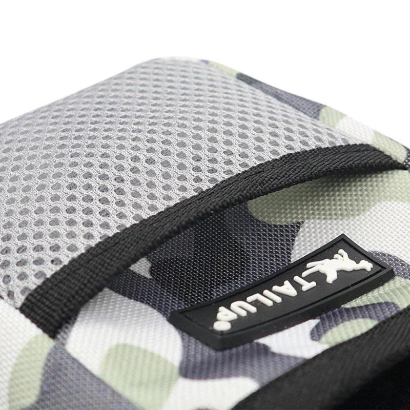 Stylish and durable dog training treat pouch with secure storage, hands-free design, and separate pocket for waste bags