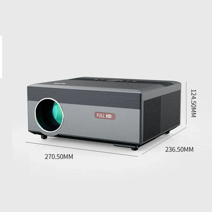 Cinematic 4K 15,000-lumen LED projector with a massive 300-inch display and smart TV features for an immersive home entertainment experience