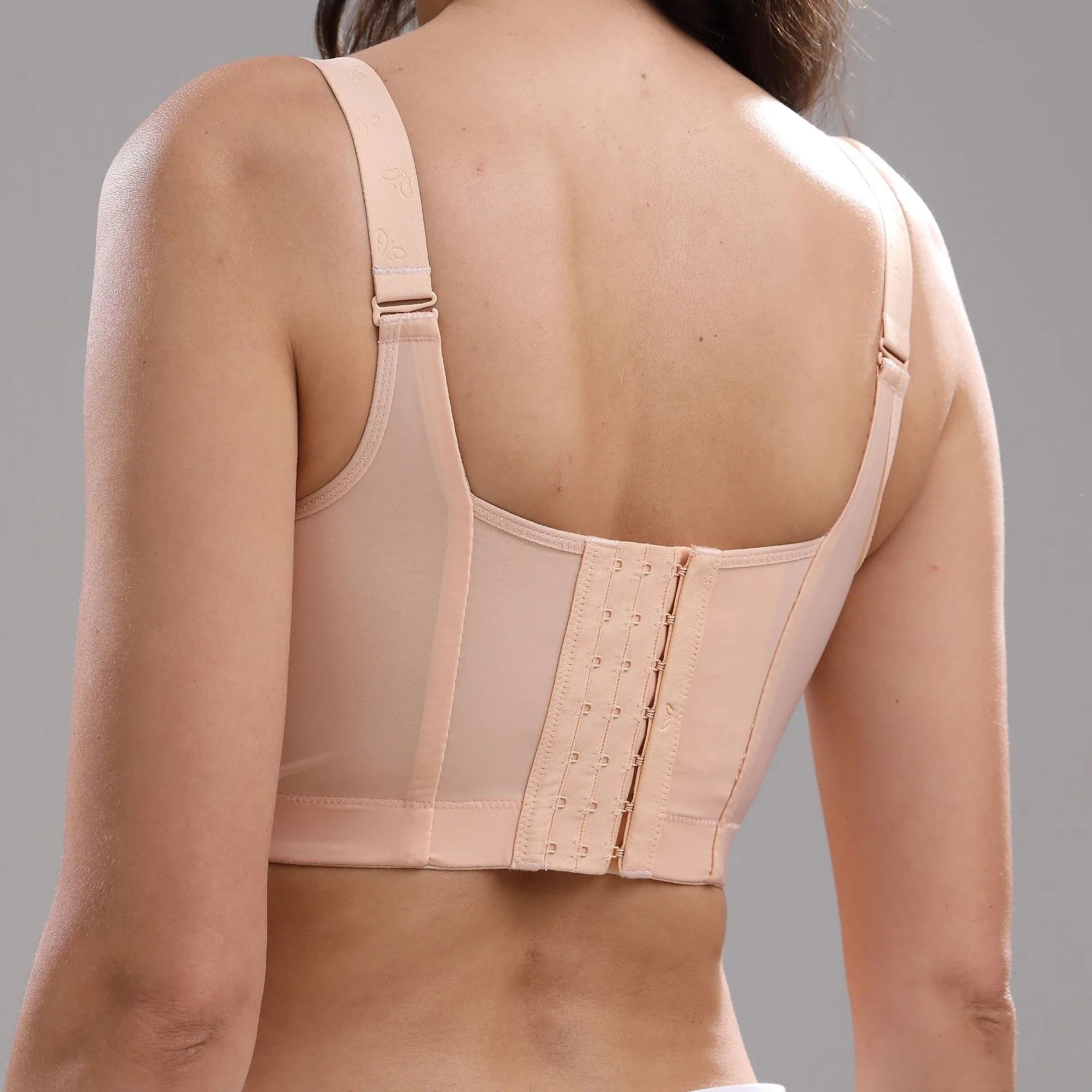 Premium plus size wireless bra for full busts with supportive cups, adjustable straps, and seamless design