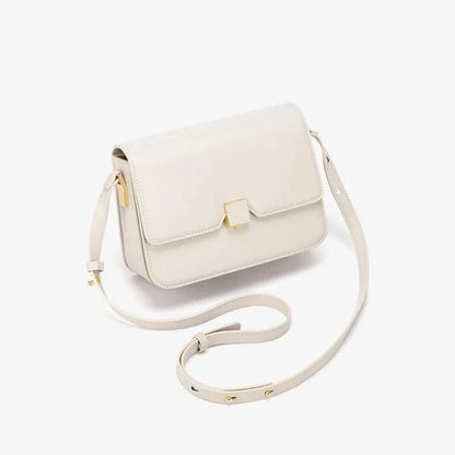 Elegant and sophisticated cow leather women's shoulder and crossbody bag with adjustable strap and spacious interior
