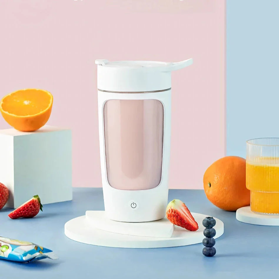 Automatic USB Rechargeable Self-Stirring Mug for Effortless Beverage Mixing on the Go